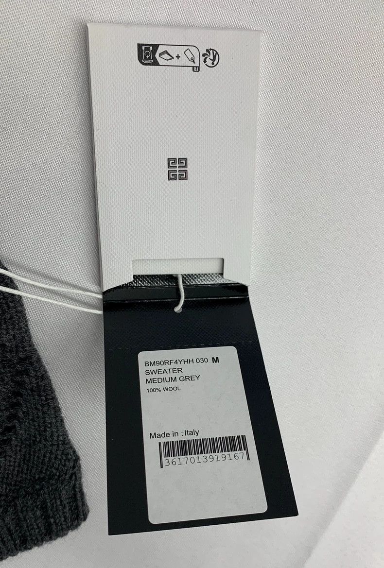 Givenchy Givenchy V-Neck Wool Knit Vest - dmc Size US M / EU 48-50 / 2 - 4 Thumbnail