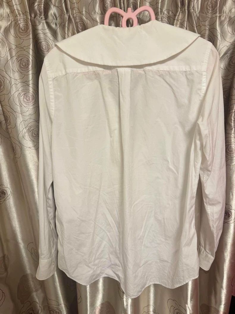 Comme des Garcons COMME des GARCONS White Ruffled Blouse - dmc Size US S / EU 44-46 / 1 - 2 Thumbnail