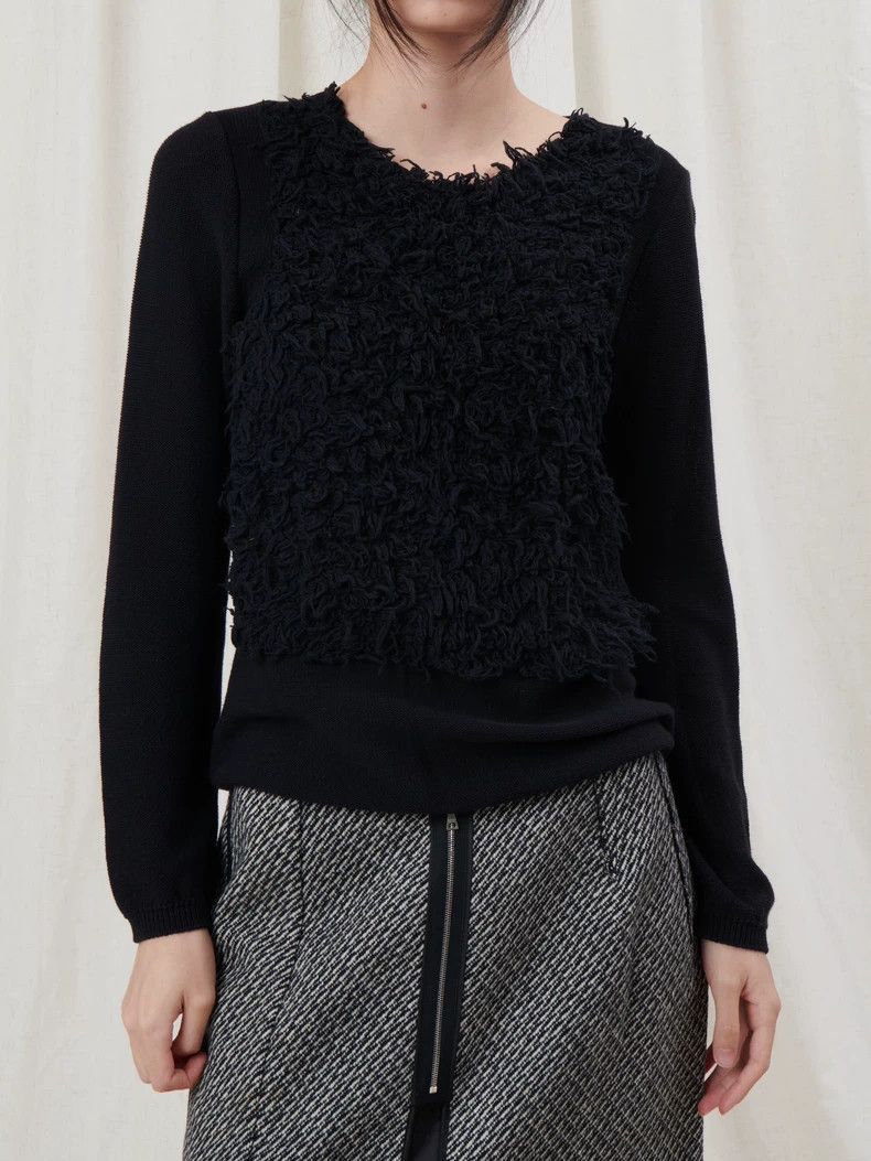 Comme des Garcons Comme des garçons 2015AW Black Knit Top - dmc Size US XS / EU 42 / 0 - 5 Thumbnail