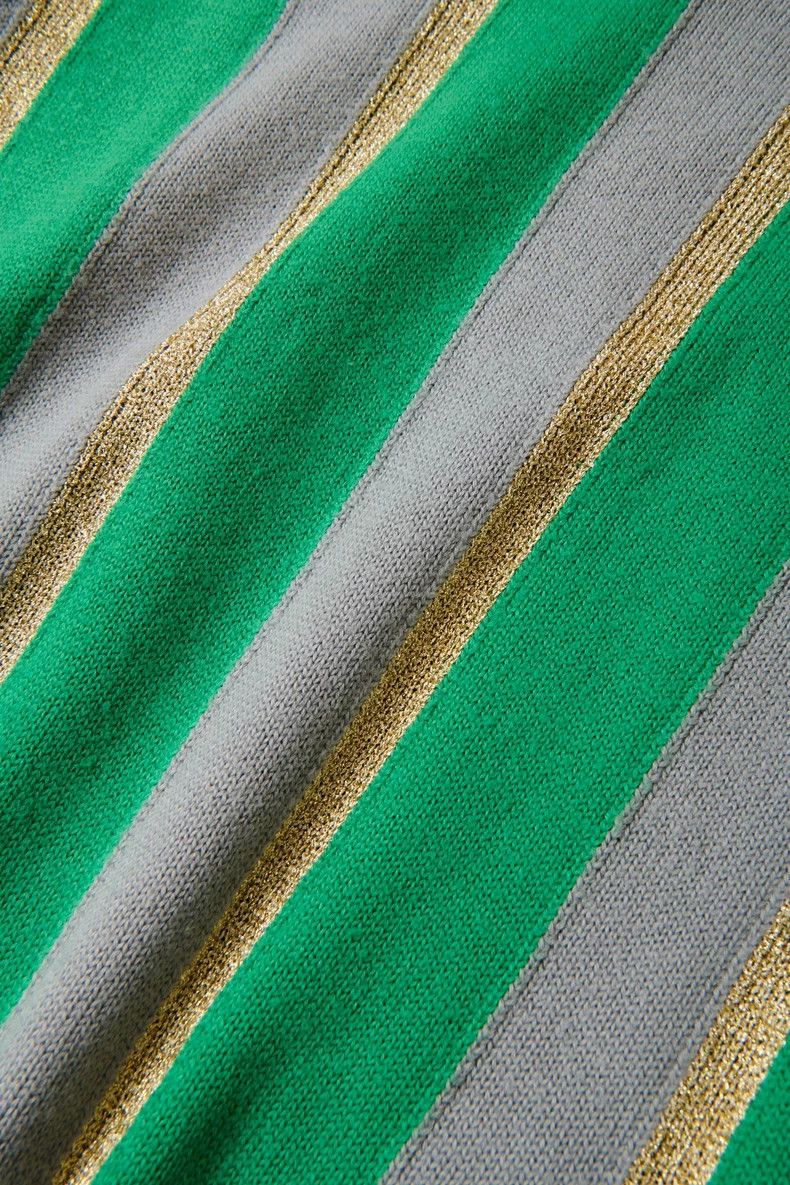 Comme des Garcons Green Striped Sleeveless Knit Vest - dmc Size US M / EU 48-50 / 2 - 7 Thumbnail