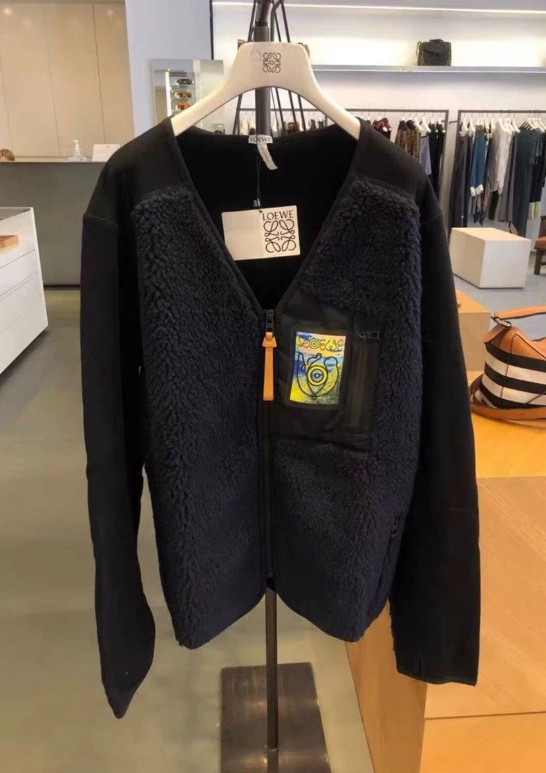 Loewe Loewe Eye Series Graffiti Thin Fleece Jacket - dmc Size US XL / EU 56 / 4 - 2 Thumbnail