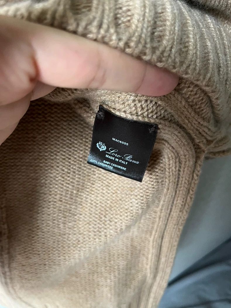Loro Piana Loro Piana Baby Cashmere Turtleneck Sweater - dmc Size US M / EU 48-50 / 2 - 5 Thumbnail