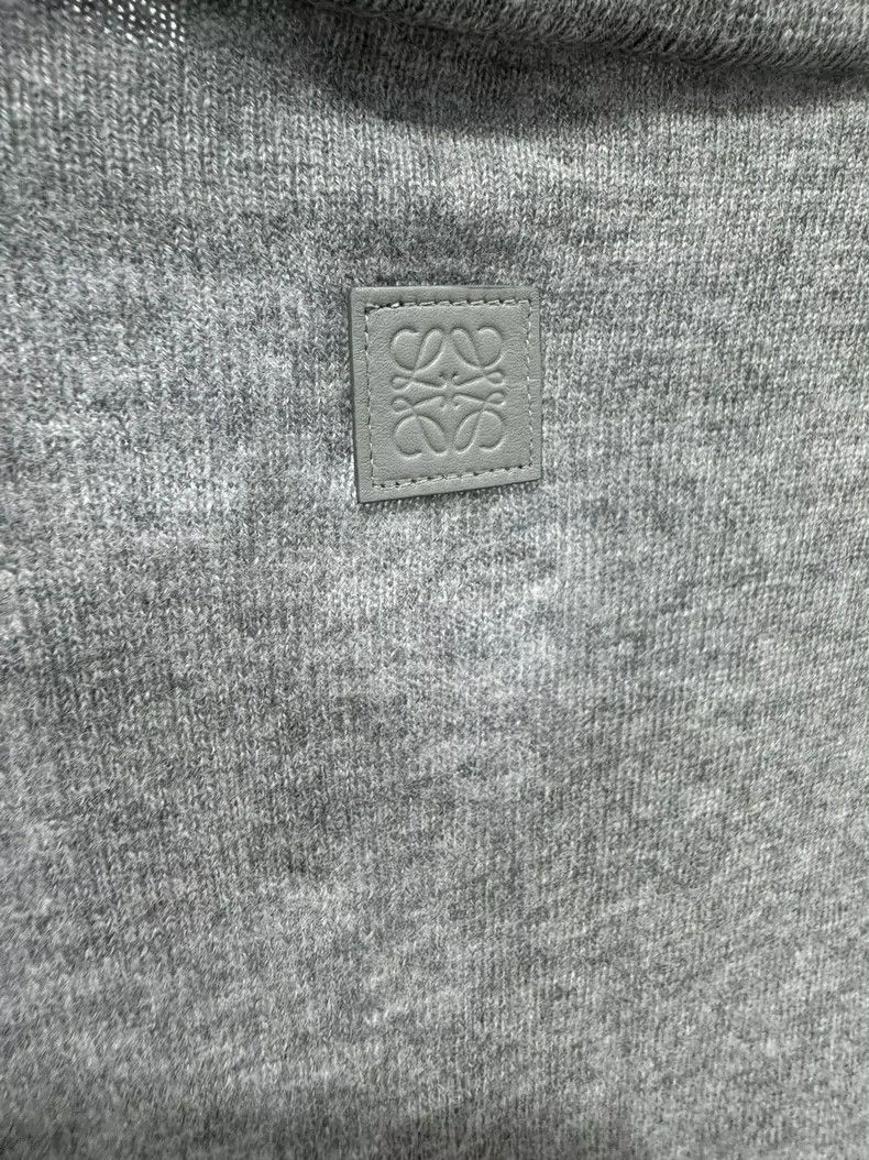 Loewe Loewe Men's Gray Wool Long Sleeve Cardigan - dmc Size US S / EU 44-46 / 1 - 4 Thumbnail