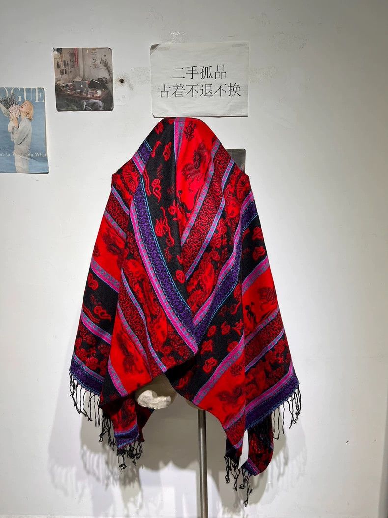 Vivienne Westwood Vivienne Westwood Vintage Fringed Scarf - dmc Size ONE SIZE - 3 Thumbnail