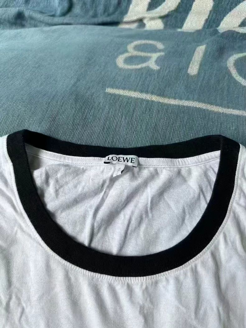 Loewe Loewe White Embroidered Logo Short Sleeve - dmc Size US XXL / EU 58 / 5 - 2 Thumbnail