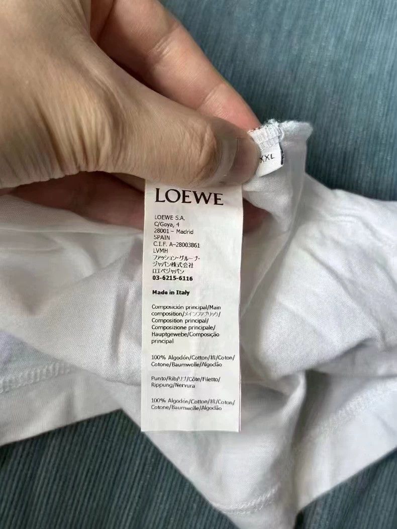 Loewe Loewe White Embroidered Logo Short Sleeve - dmc Size US XXL / EU 58 / 5 - 3 Thumbnail