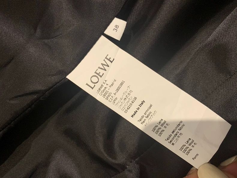 Loewe Loewe Women's Color Block Wool Blazer - dmc Size US M / EU 48-50 / 2 - 5 Thumbnail