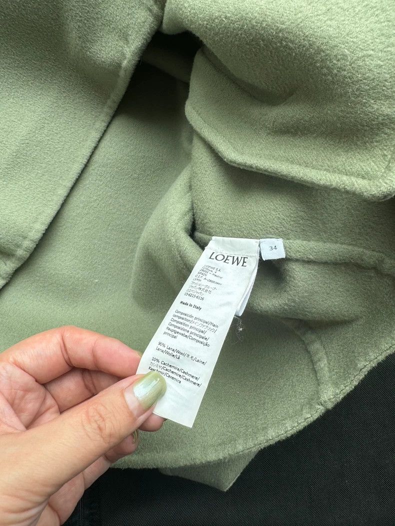 Loewe Loewe Short Green Coat - dmc Size US XS / EU 42 / 0 - 3 Thumbnail