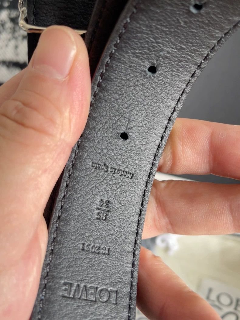 Loewe LOEWE Blue Leather Belt with Classic Buckle - dmc Size ONE SIZE - 2 Thumbnail