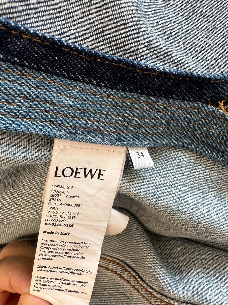Loewe LOEWE Women's Denim Jacket with Logo - dmc Size US M / EU 48-50 / 2 - 8 Thumbnail