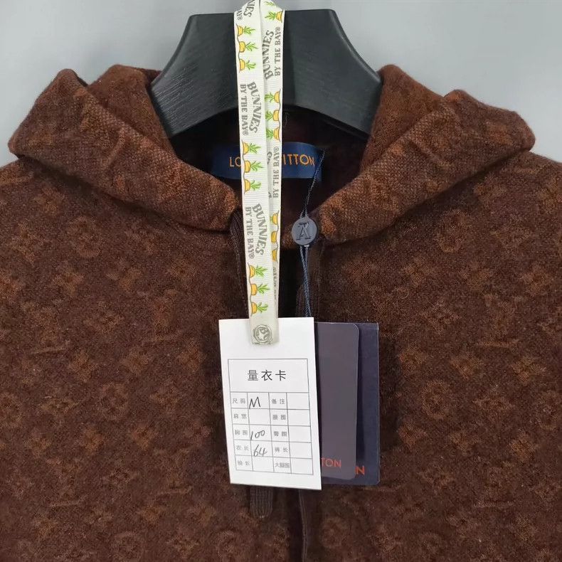 Louis Vuitton Louis Vuitton Brown Logo Hoodie - dmc Size US M / EU 48-50 / 2 - 7 Thumbnail
