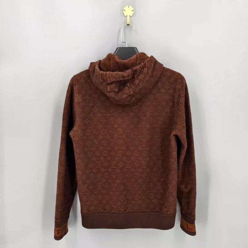 Louis Vuitton Louis Vuitton Brown Logo Hoodie - dmc Size US M / EU 48-50 / 2 - 2 Thumbnail