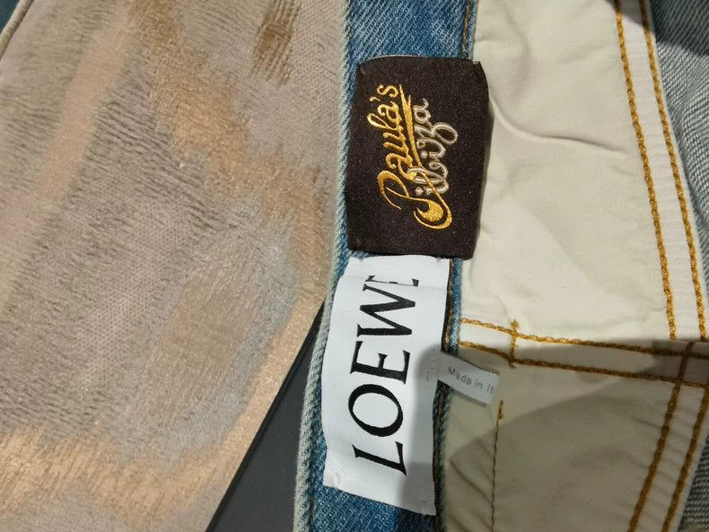 Loewe LOEWE Denim Moon Print Shorts - dmc Size US 34 / EU 50 - 4 Thumbnail