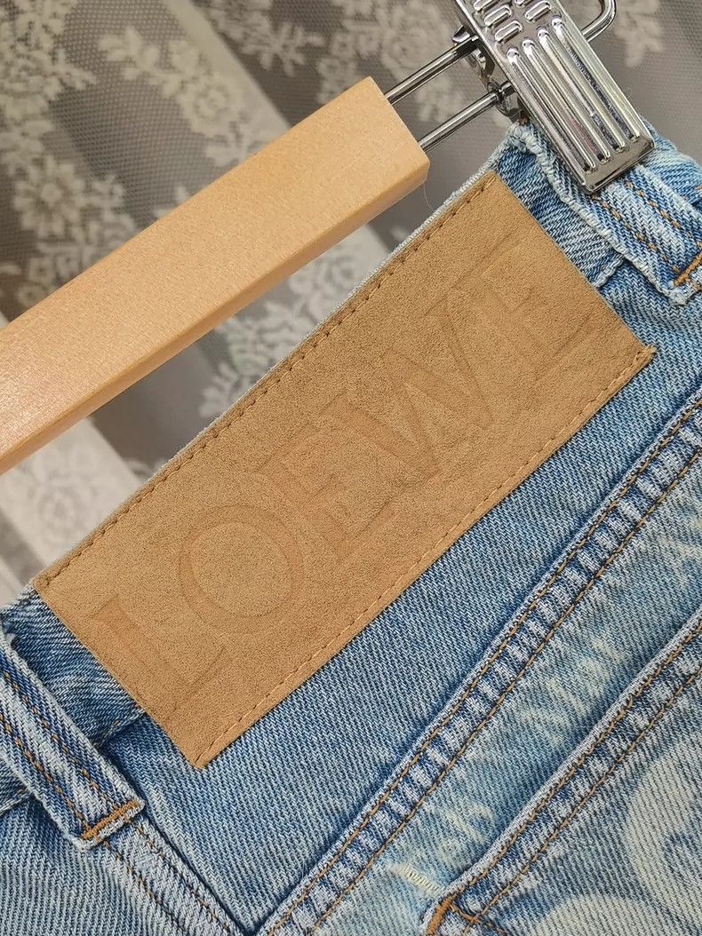 Loewe LOEWE Moon Phase Vintage Denim Shorts - dmc Size US 34 / EU 50 - 3 Thumbnail