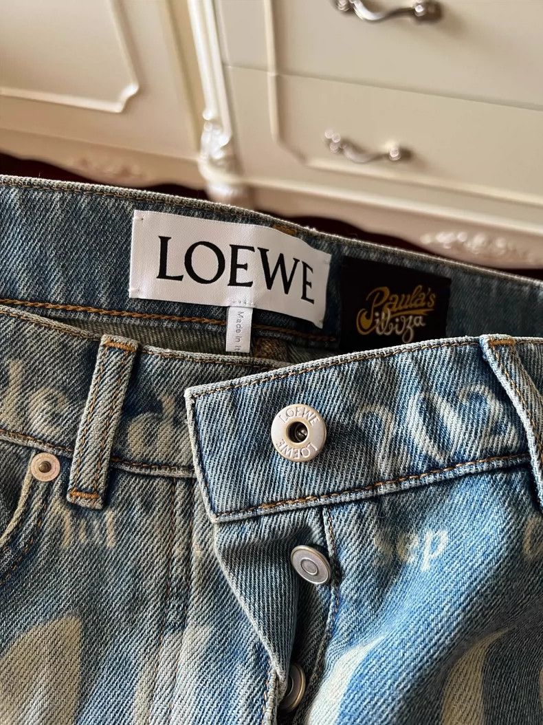 Loewe LOEWE High-Waist Denim Skirt - dmc Size US 36 / EU 52 - 9 Thumbnail
