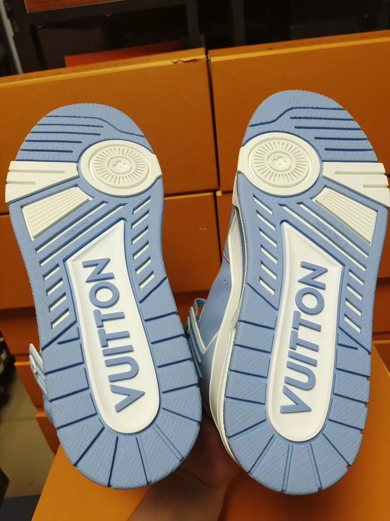 Louis Vuitton Louis Vuitton Trainer Blue White Sneakers - dmc Size US 8.5 / EU 41-42 - 9 Thumbnail