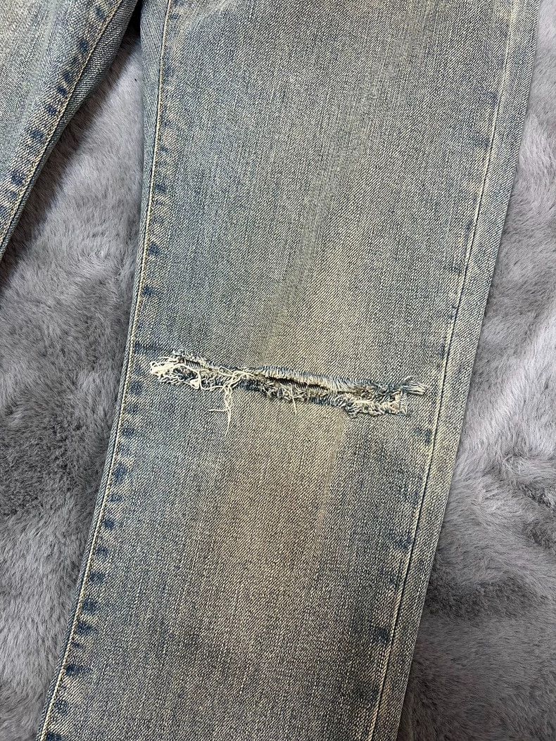 Saint Laurent Paris Saint Laurent Distressed Blue Denim Jeans - dmc Size US 32 / EU 48 - 5 Thumbnail