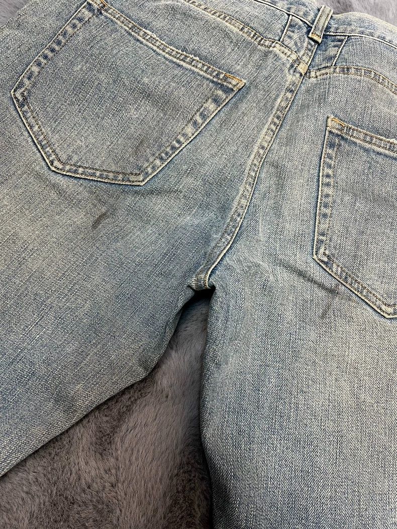 Saint Laurent Paris Saint Laurent Distressed Blue Denim Jeans - dmc Size US 32 / EU 48 - 7 Thumbnail
