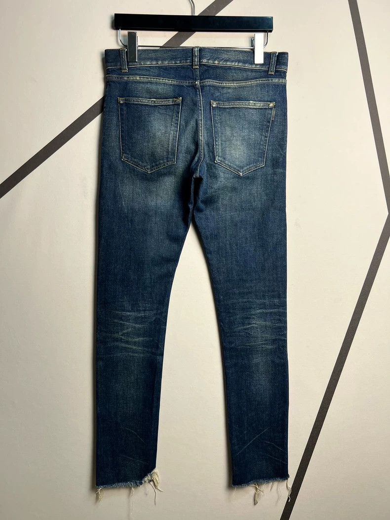 Saint Laurent Paris Saint Laurent Washed Blue Denim Jeans - dmc Size US 30 / EU 46 - 2 Thumbnail