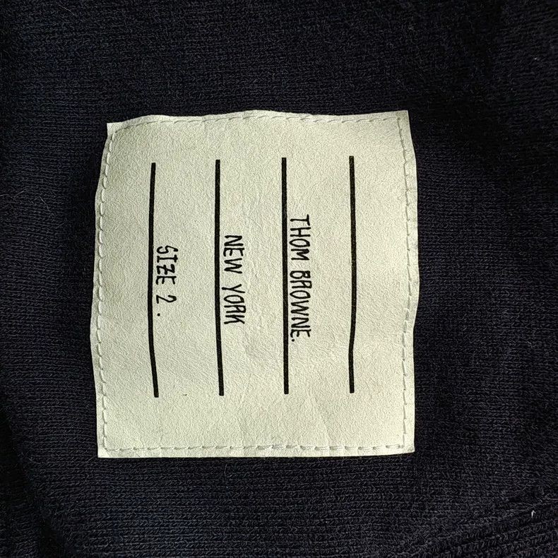 Thom Browne Thom Browne Navy Zip Hoodie - dmc Size US L / EU 52-54 / 3 - 4 Thumbnail
