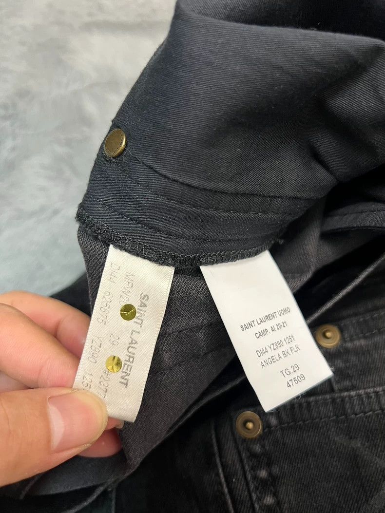 Saint Laurent Paris Saint Laurent Runway Black Slim Jeans - dmc Size US 29 - 4 Thumbnail