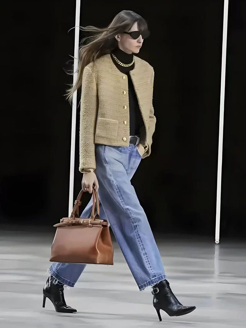 Celine Celine Wesley Straight Leg Denim Jeans - dmc Size US 26 / EU 42 - 8 Thumbnail