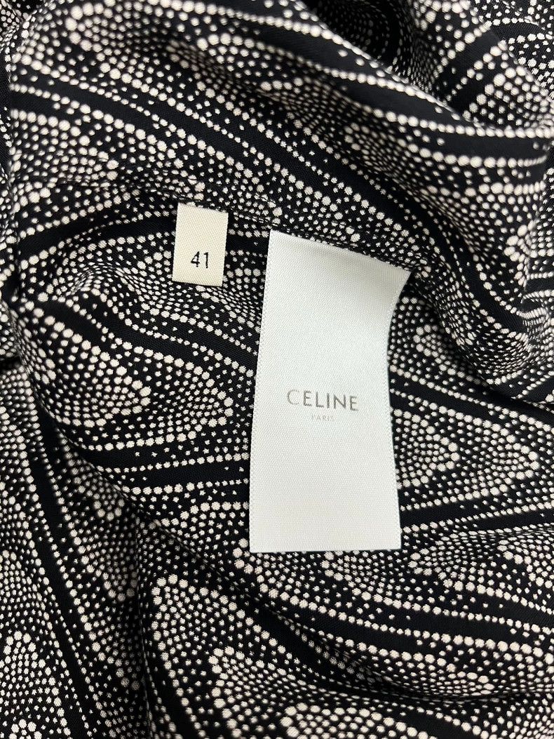 Celine Celine 23SS Water Ripple Print Short Sleeve Shirt - dmc Size US L / EU 52-54 / 3 - 5 Thumbnail