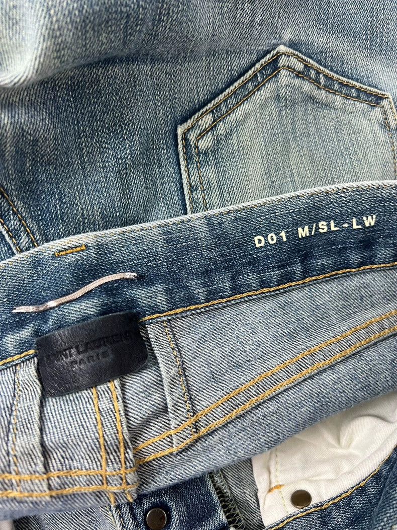 Saint Laurent Paris Saint Laurent Distressed Washed Jeans - dmc Size US 30 / EU 46 - 5 Thumbnail