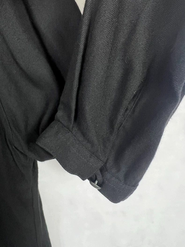 Saint Laurent Paris Saint Laurent Black Henry Collar Shirt - dmc Size US M / EU 48-50 / 2 - 4 Thumbnail