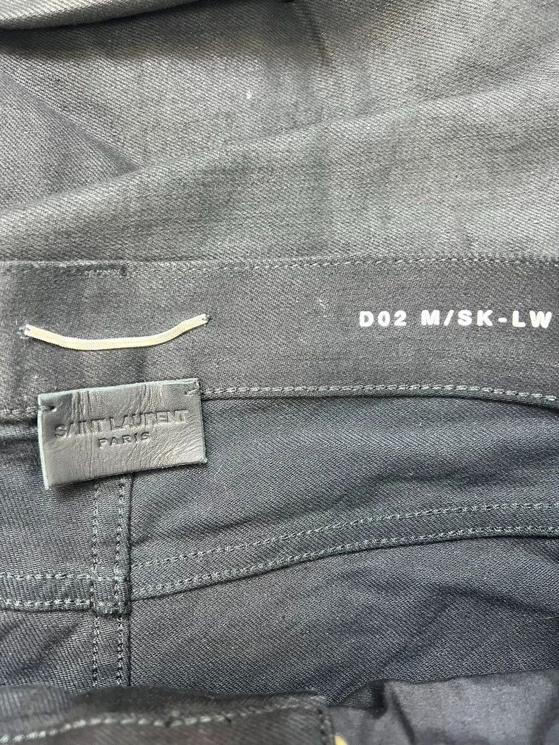 Saint Laurent Paris Saint Laurent Distressed Black Denim Jeans - dmc Size US 27 - 5 Thumbnail