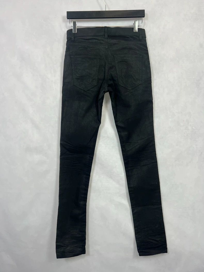 Saint Laurent Paris Saint Laurent Distressed Black Denim Jeans - dmc Size US 27 - 2 Thumbnail