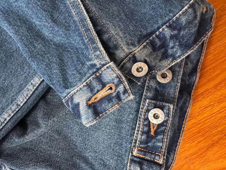 Vintage KENZO Blue Washed Denim Jacket - dmc Size US XL / EU 56 / 4 - 3 Thumbnail