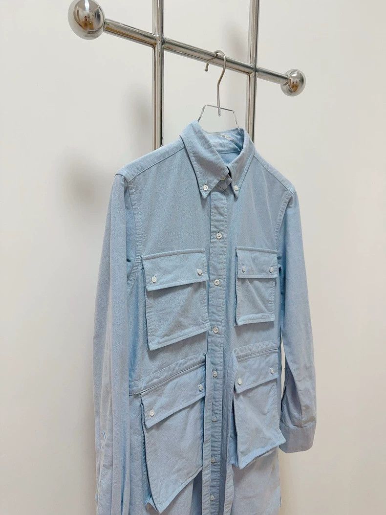 Thom Browne Thom Browne Long Sleeve Shirt Dress - dmc Size US M / EU 48-50 / 2 - 3 Thumbnail