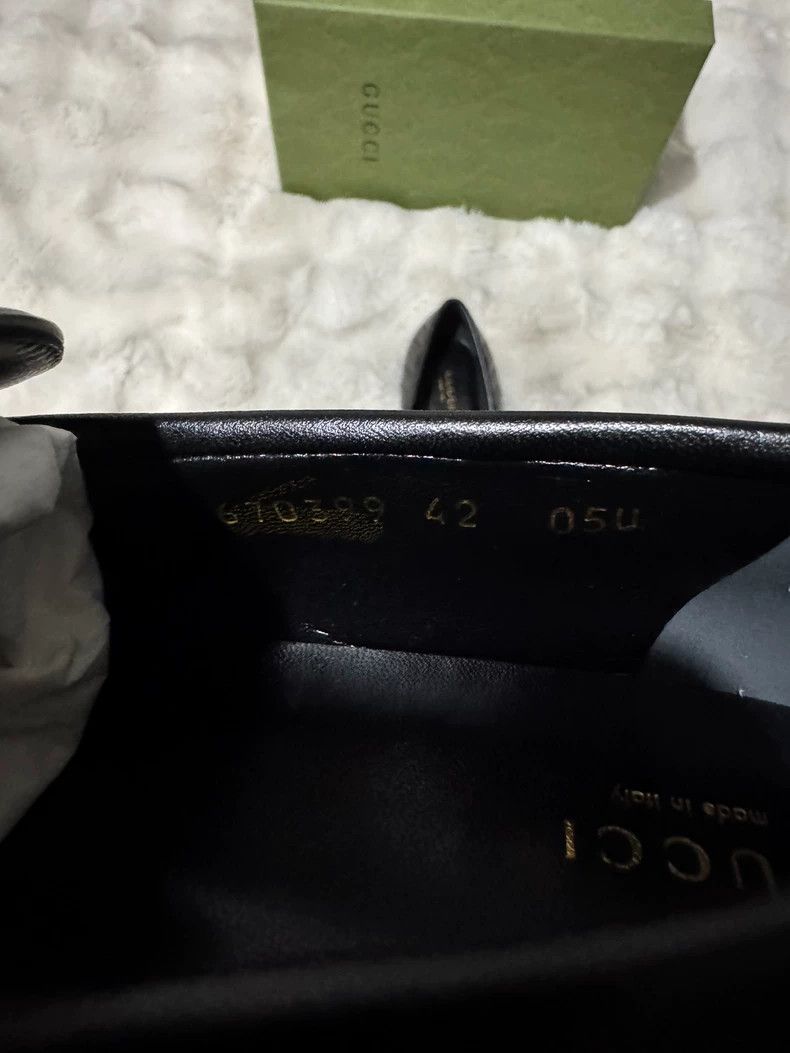 Gucci Gucci GG Logo Leather Loafers - dmc Size US 10.5 / EU 43-44 - 7 Thumbnail