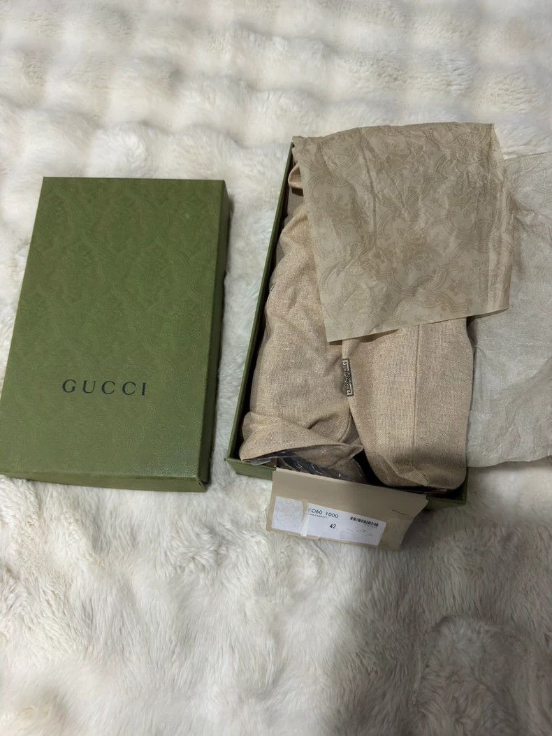 Gucci Gucci GG Logo Leather Loafers - dmc Size US 10.5 / EU 43-44 - 9 Thumbnail