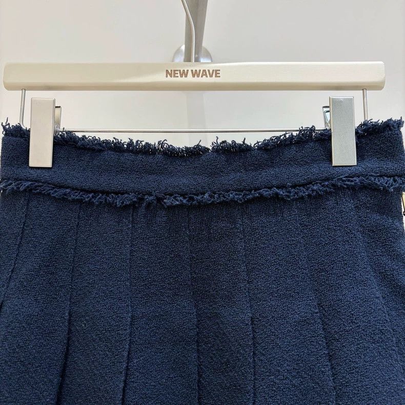 Thom Browne Thom Browne Blue Logo Pleated Skirt - dmc Size US 38 / EU 54 - 3 Thumbnail