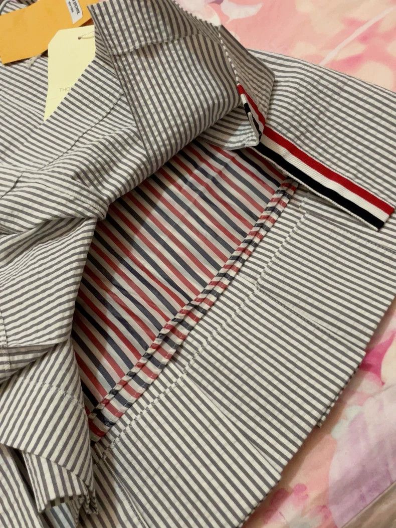 Thom Browne THOM BROWNE Women's Pleated Mini Skirt - dmc Size US 30 / EU 46 - 4 Thumbnail