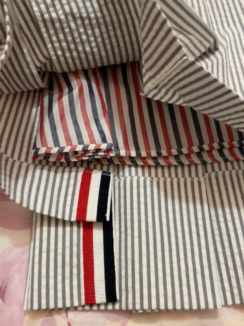 Thom Browne THOM BROWNE Women's Pleated Mini Skirt - dmc Size US 30 / EU 46 - 3 Thumbnail
