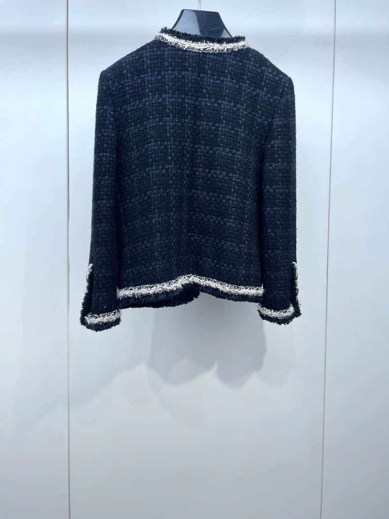 Saint Laurent Paris SAINT LAURENT Tweed Knit Jacket - dmc Size US M / EU 48-50 / 2 - 2 Thumbnail