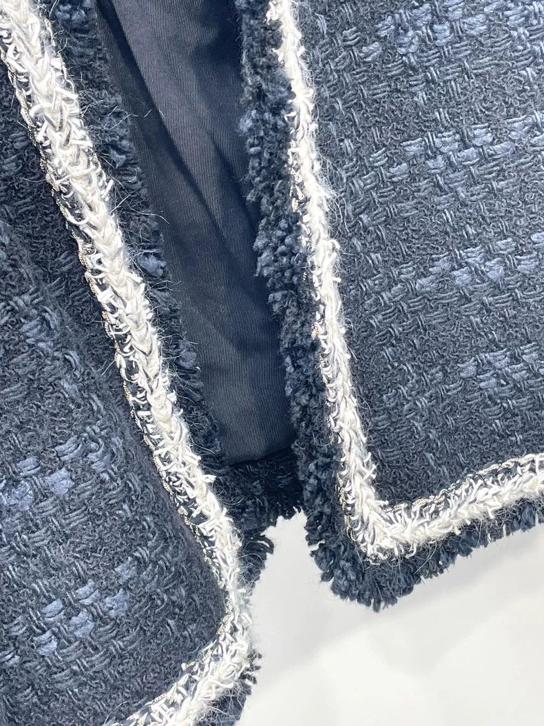 Saint Laurent Paris SAINT LAURENT Tweed Knit Jacket - dmc Size US M / EU 48-50 / 2 - 4 Thumbnail