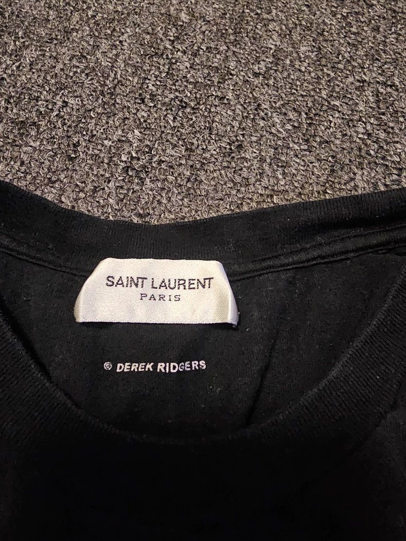 Saint Laurent Paris Saint Laurent Short Sleeve Graphic T-Shirt-yf Size US S / EU 44-46 / 1 - 3 Thumbnail