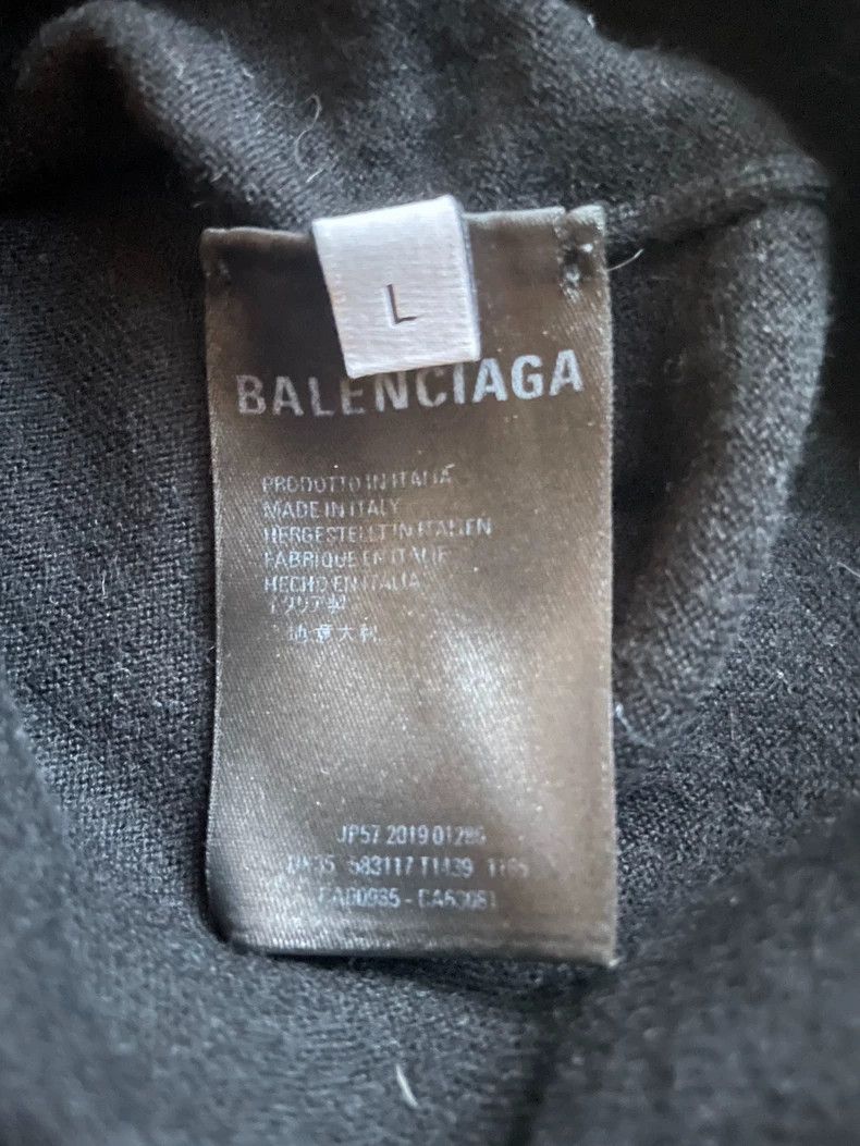 Balenciaga Balenciaga Black Wool Sweater-yf Size US L / EU 52-54 / 3 - 5 Thumbnail