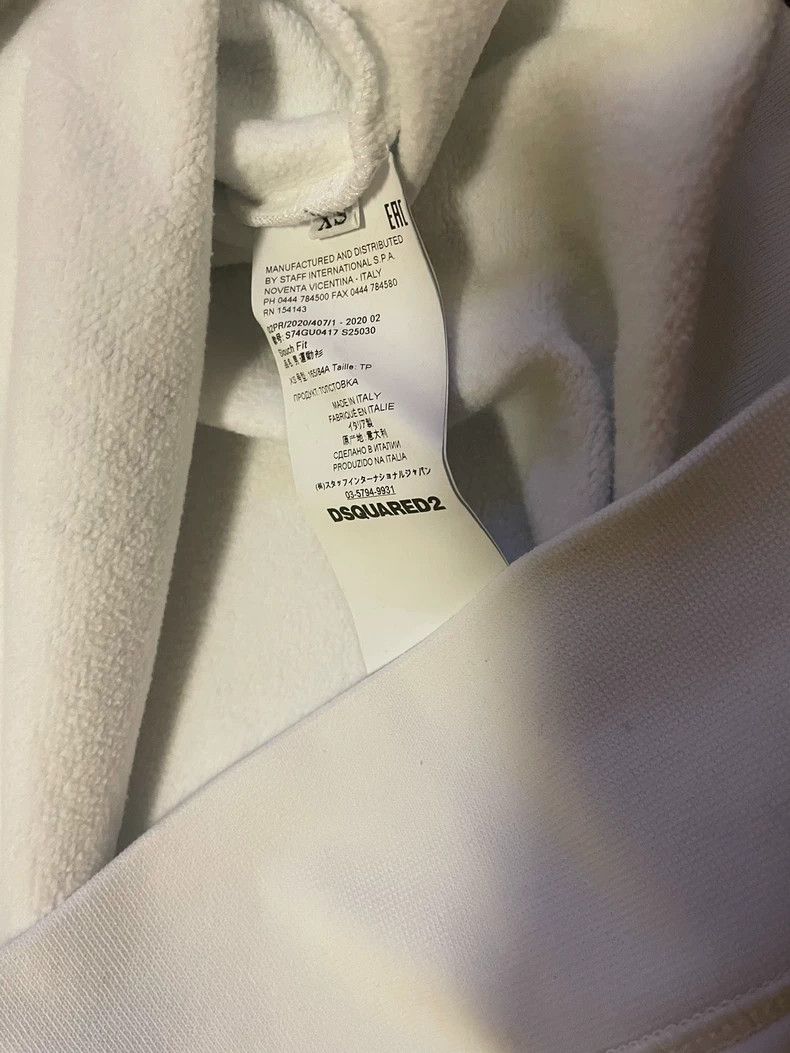 Dsquared2 DSQUARED2 White Oversized Hoodie-yf Size US XS / EU 42 / 0 - 4 Thumbnail