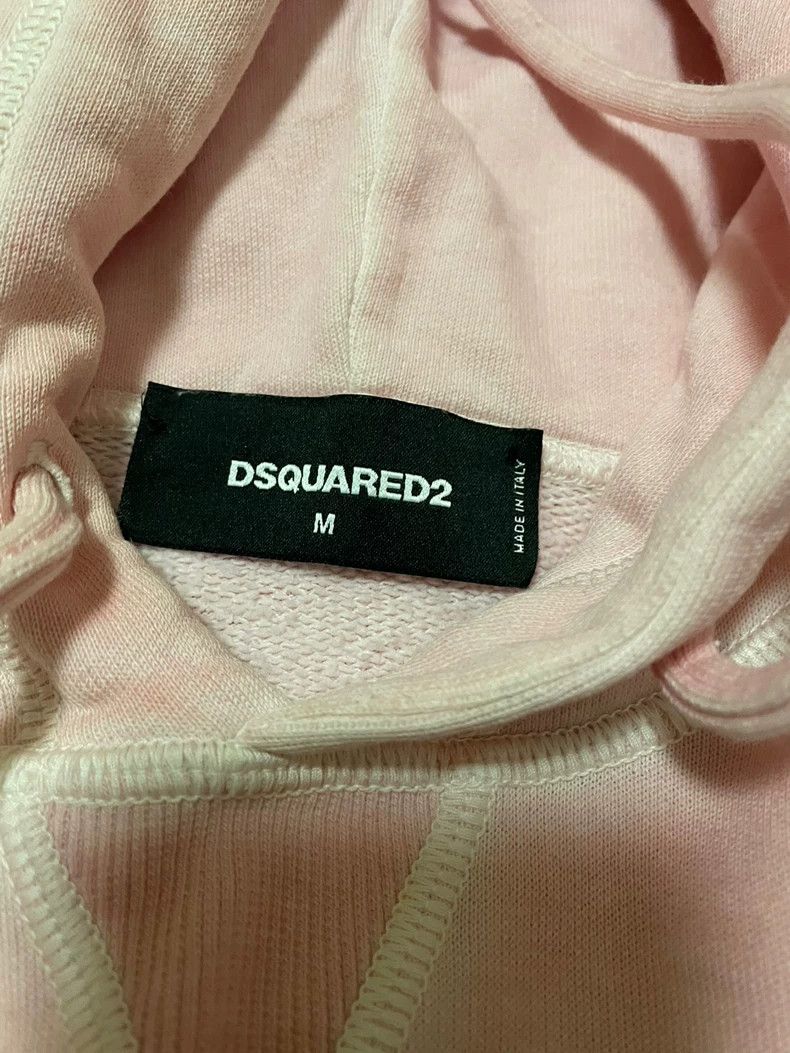 Dsquared2 DSquared2 Washed Pink Graphic Hoodie-yf Size US M / EU 48-50 / 2 - 2 Thumbnail