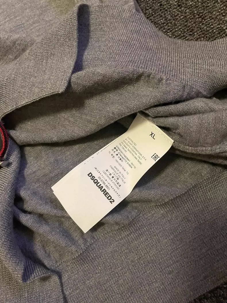 Dsquared2 Dsquared2 V-Neck Wool Sweater-yf Size US XL / EU 56 / 4 - 4 Thumbnail