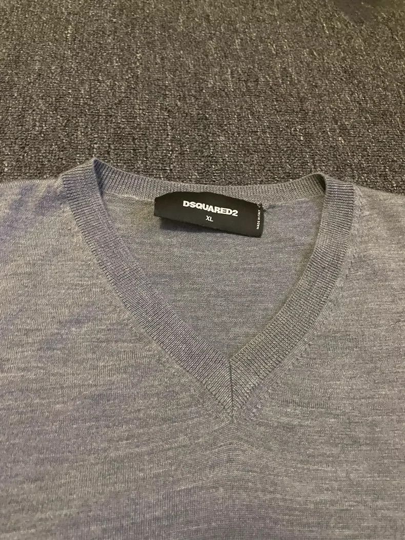 Dsquared2 Dsquared2 V-Neck Wool Sweater-yf Size US XL / EU 56 / 4 - 2 Thumbnail
