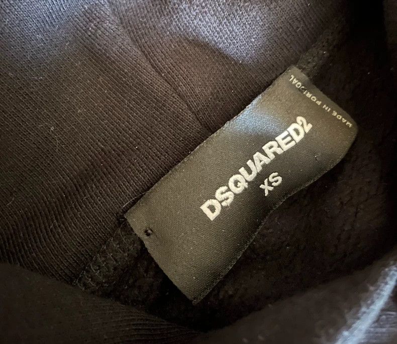Dsquared2 Dsquared2 Black Logo Hoodie Sweatshirt-yf Size US XS / EU 42 / 0 - 4 Thumbnail