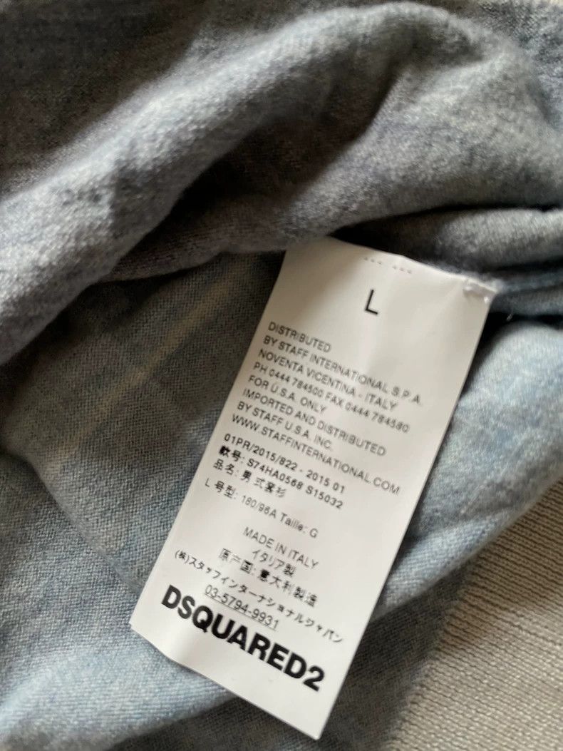 Dsquared2 DSquared2 Wool Graphic Print Sweater-yf Size US L / EU 52-54 / 3 - 4 Thumbnail