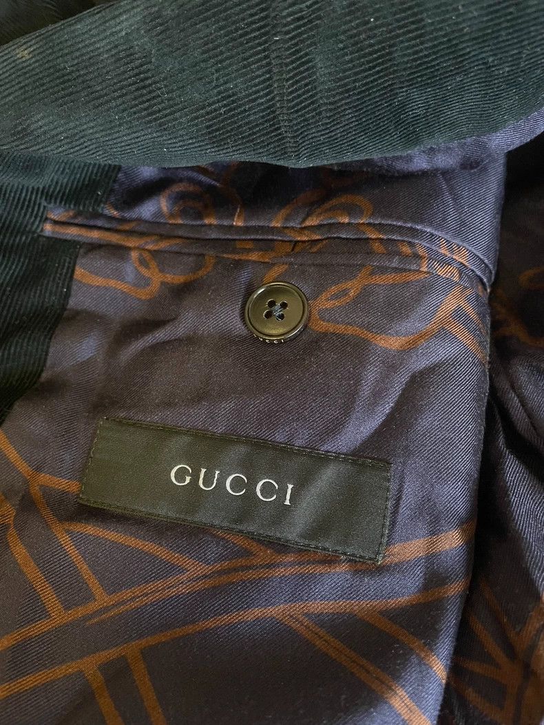 Gucci Gucci Men's Vintage Corduroy Blazer-yf Size US L / EU 52-54 / 3 - 4 Thumbnail
