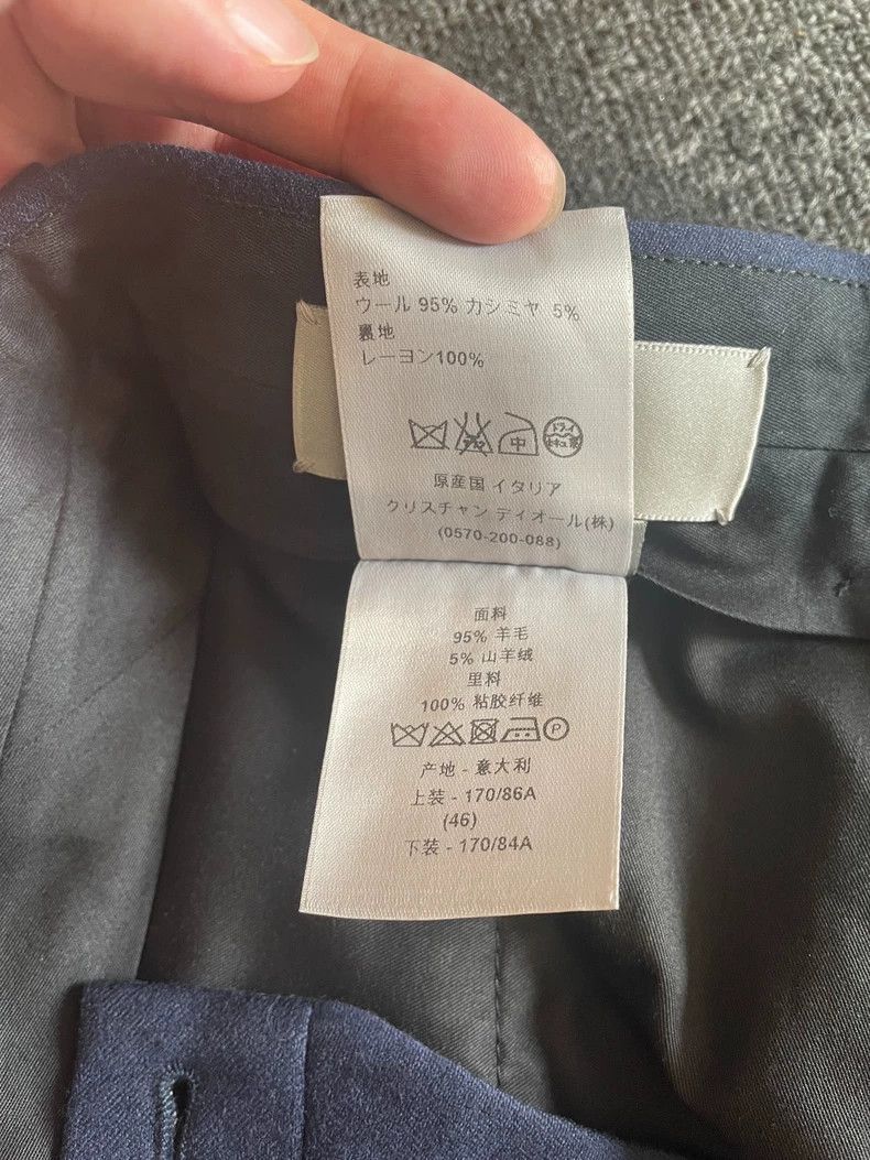 Dior Dior Blue Wool Casual Trousers-yf Size US 36 / EU 52 - 8 Thumbnail